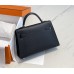 Hermes Hermès Mini Kelly 2 19 Epsom Black Gold Hardware Hand-Stitched