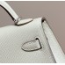 Hermes Hermès Mini Kelly 2 19 Epsom White Gold Hardware Hand-Stitched