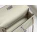 Hermes Hermès Mini Kelly 2 19 Epsom White Gold Hardware Hand-Stitched