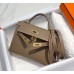 Hermes Hermès Mini Kelly 2 19 Epsom Grey Gold Hardware Hand-Stitched