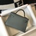 Hermes Hermès Mini Kelly 2 19 Epsom Grey-Blue Gold Hardware Hand-Stitched