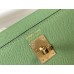 Hermes Hermès Mini Kelly 2 19 Epsom Green Gold Hardware Hand-Stitched