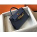 Hermes Hermès Mini Kelly 2 19 Epsom Dark Blue Gold Hardware Hand-Stitched