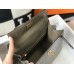 Hermes Hermès Kelly 28 Crocodile Skin Pattern Gold Hardware Grey Hand-Stitched