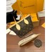 Louis Vuitton Neverfull BB New Handbag (M46705): With added zipper, New wide shoulder strap, Size - 24x9x14cm