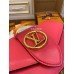 Louis Vuitton M55949 Peony Pink LV PONT 9 Handbag: LV Pont 9 Handbag made of smooth leather, Size - 23x15x8cm