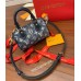 Louis Vuitton NANO SPEEDY Handbag (M81168) Blue Monogram Embossed Denim: Size - 16x10x7.5cm