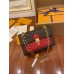 Louis Vuitton VICTOIRE Handbag (M41731) Monogram Red, French-made Monogram and exquisite calf leather: Size - 26x9x15cm