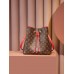 Louis Vuitton M44021 Red Gaston-Louis NeoNoe Bucket Bag Monogram: Size - 26x26x17.5 cm