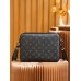 Louis Vuitton M69443 TRIO POCHETTE Handbag Monogram Eclipse Black: Size - 25x18.5x7cm