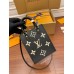 Louis Vuitton PETIT SAC PLAT Handbag (M57937) Black Monogram Empreinte Soft Grained Leather Size: 14x17x5cm