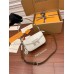 Louis Vuitton SWING Handbag (M20395) White Swing Handbag Size: 24x15x6cm