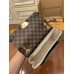 Louis Vuitton VAVIN Small Handbag (N40113) White Vavin Small Handbag Damier Ebene Canvas, Size: 25x17x9.5cm