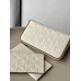 Louis Vuitton POCHETTE FÉLICIE Felicie Chain Bag (M82363) Ivory White Monogram Empreinte Leather, Size: 21x12x3cm