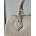 Louis Vuitton SPEEDY BANDOULIÈRE 20 Handbag (M58954) Ivory White Monogram Empreinte Leather, Size: 20.5x13.5x12cm