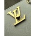 Louis Vuitton LOCK & GO Handbag (M23637) White Smooth Grain Calfskin, Size: 24.5x19x10.5cm