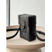 Louis Vuitton VERTICAL TRUNK Mini Handbag (M82077) Monogram Eclipse Black, Size: 10.7x17.5x6.8cm