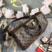 Louis Vuitton SPEEDY 30 Handbag (N41367) with Shoulder Strap, Damier Ebène Canvas, Size: 30x21x17cm 