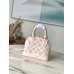 Louis Vuitton M22878 Cream Embroidered Shell Bag Collection, Latest Season New Alma BB Handbag (M91606) in Soft Calfskin, Size: 23.5x17.5x11.5cm