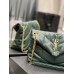 Yves Saint Laurent YSL Loulou Medium 29 Puffer Sheepskin Bag Green Gold Hardware Model: 577476 Size: 29x17x11cm