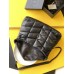 Yves Saint Laurent YSL Loulou Large 35 Puffer Sheepskin Bag Black Black Hardware Model: 577475-1 Size: 35x23x13.5cm