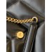 Yves Saint Laurent YSL Loulou Large 35 Puffer Sheepskin Bag Black Gold Hardware Model: 577475-1 Size: 35x23x13.5cm