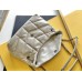 Yves Saint Laurent YSL Loulou Medium 29 Puffer Sheepskin Bag White Silver Hardware Model: 577476 Size: 29x17x11cm