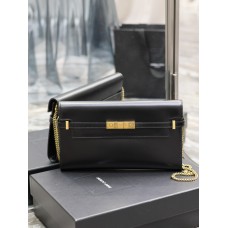 Yves Saint Laurent YSL Manhattan Chain Bag 30 Black Gold Hardware Model: 695946 Size: 30×17×2.5cm