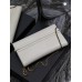 Yves Saint Laurent YSL Manhattan Chain Bag 30 White Gold Hardware Model: 695946 Size: 30×17×2.5cm